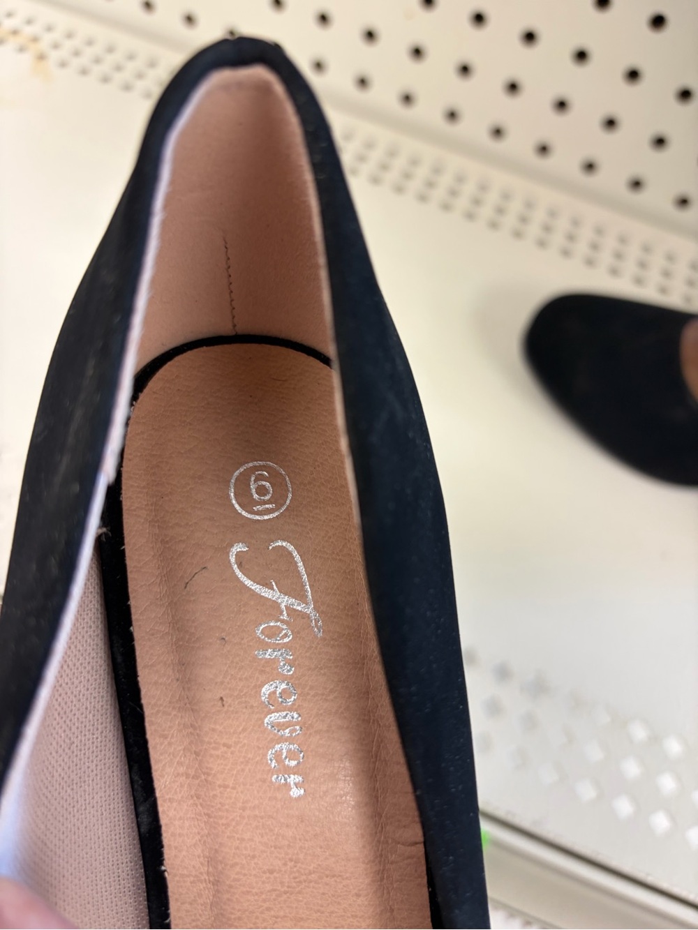 Forever 21 Black Suede Block Heel Pumps - Picture 4 of 4